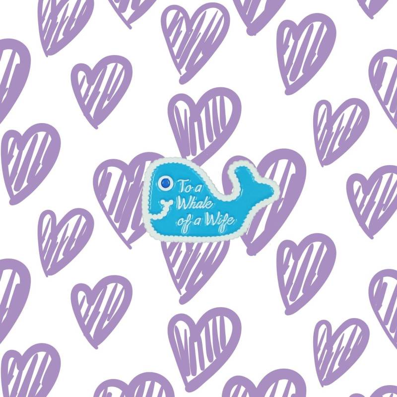 Die Superskombination Wal Einer Frau Pin Geschenke Unter 15 Soft Enamel Hut Valentinstag von Goellnerd