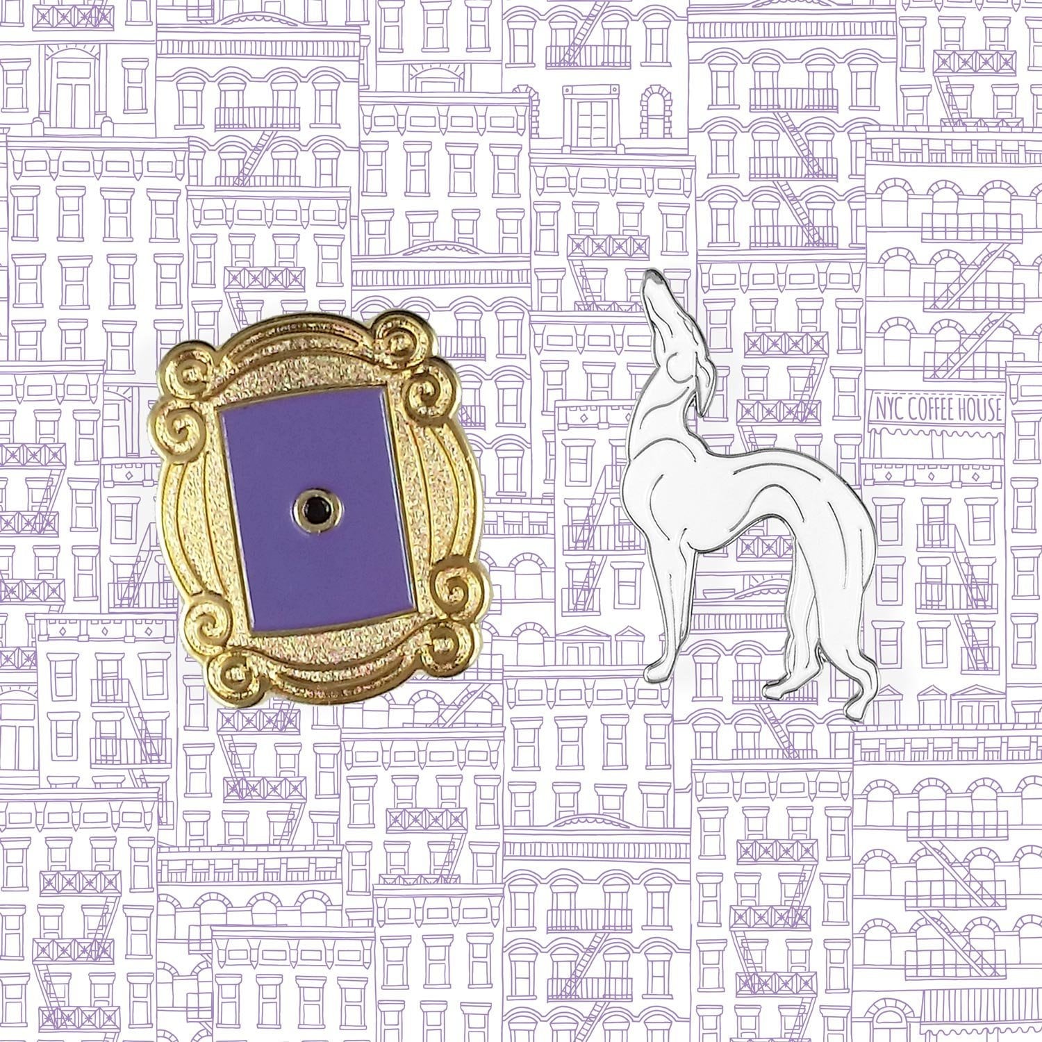 Freunde Mix Und Match Emaille Pin Set | Tv-Sendung Geschenk Für Der Serie Chändler Monica Joey Phoebe Rachel Ross von Goellnerd