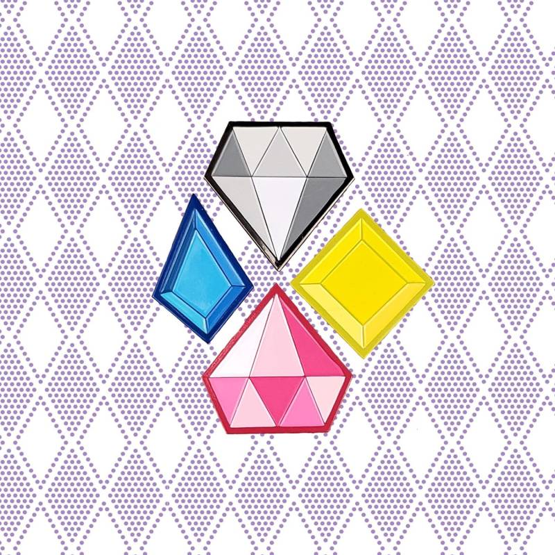 steven Universe Diamanten Emaille Pin Set von Goellnerd