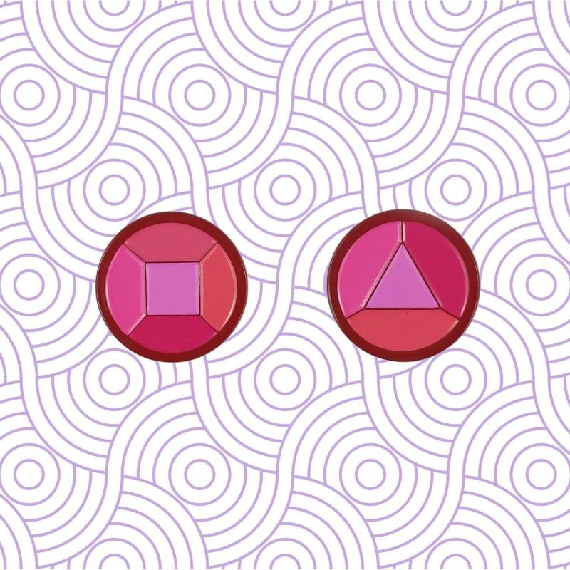 steven Universe Granat Emaille Pin Set | Su Crystal Gems Geschenk Fan Art Cosplay von Goellnerd