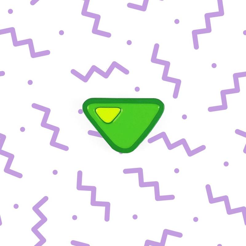 steven Universe Peridot Emaille Pin | Geschenk Su Crystal Gems Fan Art Gem Cosplay Peri Green Space Dorito Smol Lemon Lime von Goellnerd