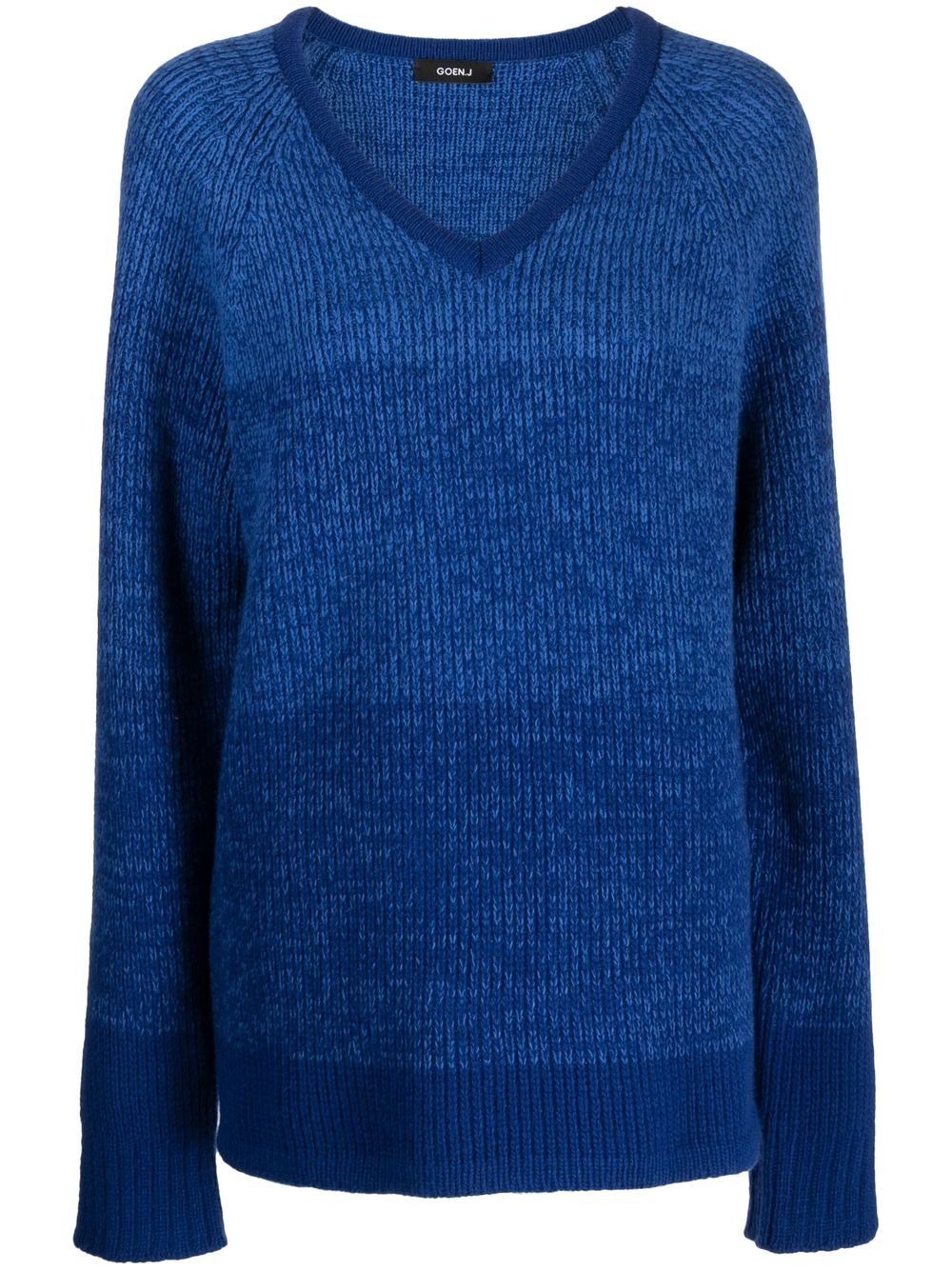 Goen.J Gerippter Pullover - Blau von Goen.J