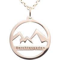 Goettgen Anhänger Watzmann Berchtesgaden 925 Silber rosé vergoldet mit Kette 45cm von Goettgen