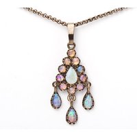 Goettgen Collier Kette mit Anhänger Opal 925 von Goettgen