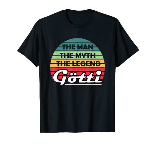 Herren Götti Geschenk Firmgötti Taufgötti Göti T-Shirt Herren Götti Geschenk Firmgötti Taufgötti Göti T-Shirt von Götti & Götte Geschenke