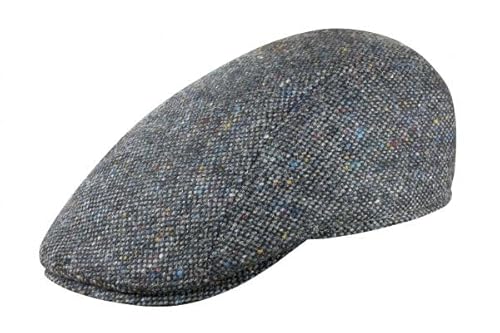 Göttmann Flatcap Jackson-K Tweed graublau Größe 57 von Göttmann