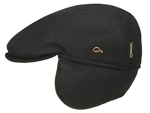 Göttmann Jackson Gore-Tex Flatcap mit Ohrenklappen - Schwarz (19) - 56 cm von Göttmann