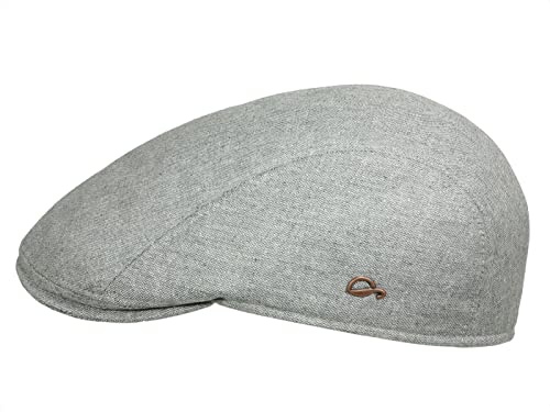 Göttmann Jackson Melierte Flatcap aus Seide mit UV-Schutz - Grau (10) - 62 cm von Göttmann