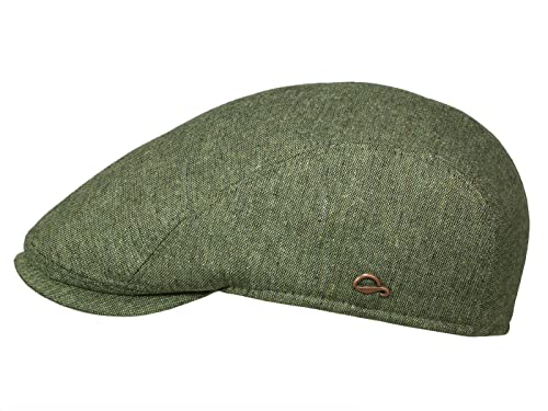 Göttmann Jackson Melierte Flatcap aus Seide mit UV-Schutz - Grün (71) - 60 cm von Göttmann