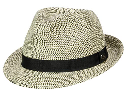 Göttmann Onyx Trilby Hut aus Papierstroh - Natur (14) - 61 cm von Göttmann