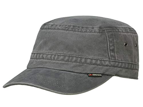 Göttmann Santiago Army Cap mit UV-Schutz aus Baumwolle - Anthrazit (18) - 55 cm von Gottmann