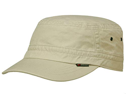 Göttmann Santiago Army Cap mit UV-Schutz aus Baumwolle - Hellgrau (10) - 55 cm von Göttmann