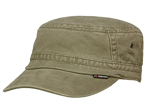 Göttmann Santiago Army Cap mit UV-Schutz aus Baumwolle - Khaki (75) - 59 cm von Göttmann