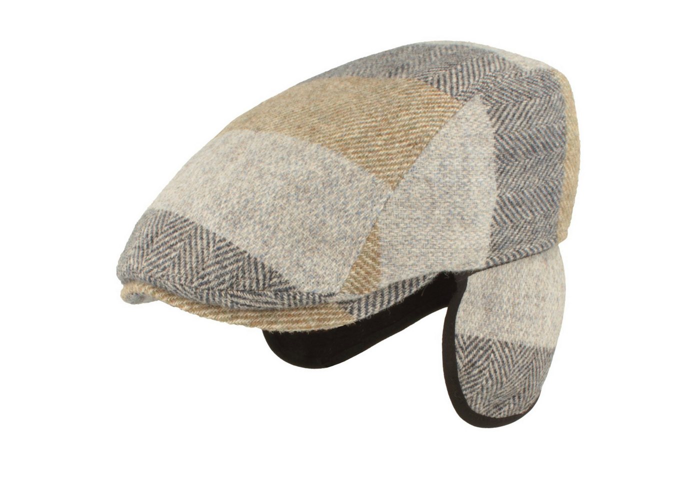 Göttmann Schiebermütze Mehrfarbige Schiebermütze Richmond-K aus Schurwolle mit Ohrenschutz von Göttmann