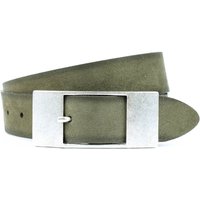 Bernd Götz Damen Velours Ledergürtel olive 105 von Götz GmbH