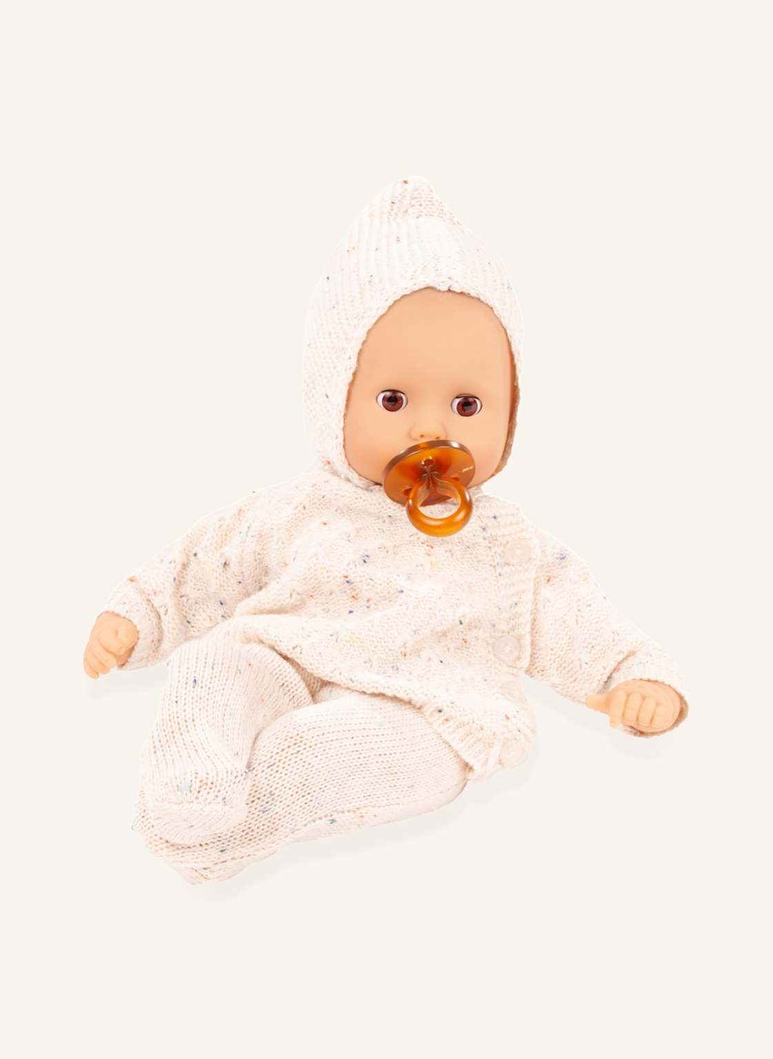 Götz Babypuppe Alles Strick Muffin Baby beige von Götz
