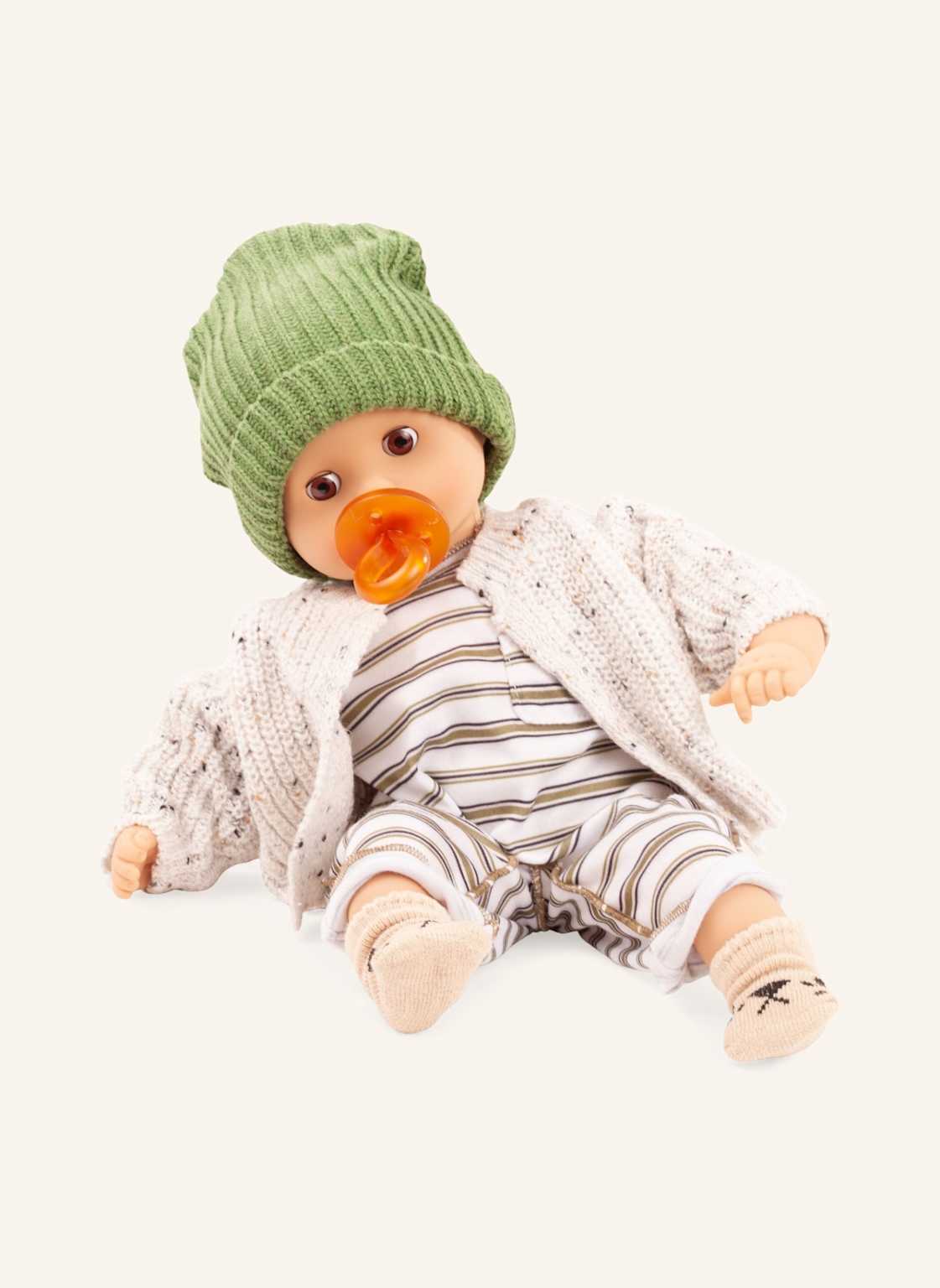 Götz Babypuppe Urban Stripes Muffin gruen von Götz