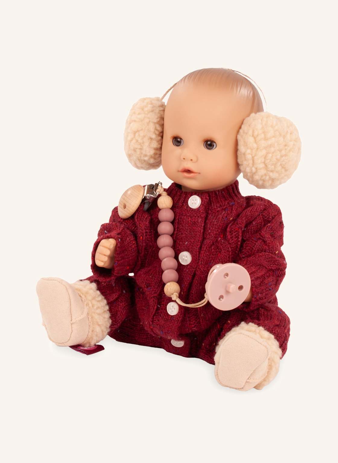 Götz Babypuppe Jubilee Sleepy Aquini rot von Götz