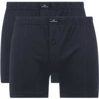 Götzburg Wäsche Boxershorts aus Jersey im 2er-Pack in Dunkelblau, Größe L von Götzburg Wäsche