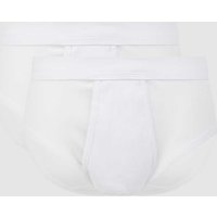Götzburg Wäsche Slip aus Baumwolle im 2er-Pack in Weiss, Größe XXL von Götzburg Wäsche