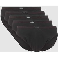 Götzburg Wäsche Slip aus Baumwolle im 5er-Pack in Black, Größe XL von Götzburg Wäsche