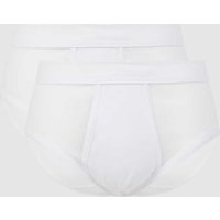 Götzburg Wäsche Slip aus Feinripp im 2er-Pack in Weiss, Größe XXL von Götzburg Wäsche