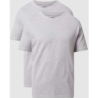 Götzburg Wäsche T-Shirt aus Baumwolle im 2er-Pack in Mittelgrau Melange, Größe XXXL von Götzburg Wäsche