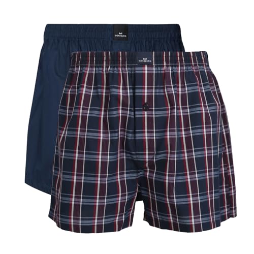 Götzburg 742597 Wovenboxer 4er Pack Blue Check XL von Götzburg
