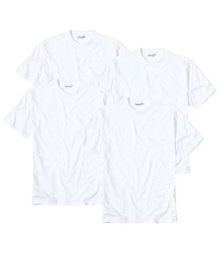 Götzburg Basic Line Crew Neck Shirt White 4er Pack - 2XL von Götzburg