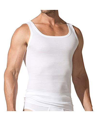 Götzburg Feinripp Unterhemden 5er Pack weiß 2XL von Götzburg