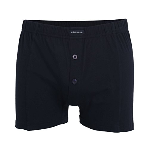 Götzburg Herren Boxershorts mit Eingriff und Knopfleiste (DE/NL/SE/PL, Alphanumerisch, 3XL, Regular, Regular, 2 x Navy) von Götzburg