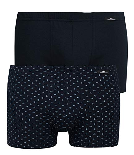 Götzburg Herren Boxershorts Shorts Pants Unterhosen 741311 2er Pack, Farbe:Blau, Wäschegröße:L, Artikel:-636 Blue-Dark von Götzburg