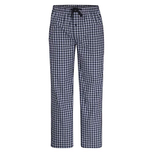 Götzburg Herren Pyjama Hose lang, Trousers (52, Blau kariert) von Götzburg