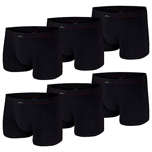 Götzburg Herren Pants Boxershorts 740922 6er Pack, Farbe:Schwarz, Wäschegröße:L von Götzburg