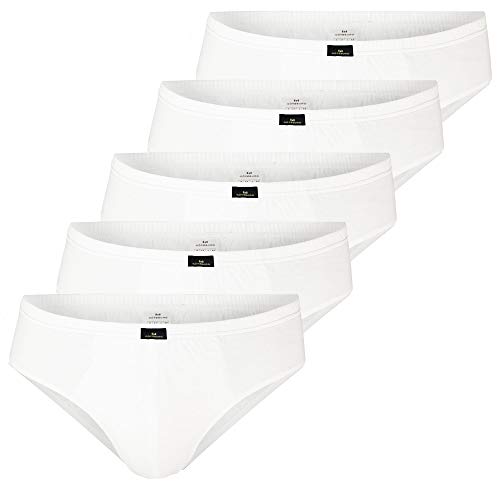 Götzburg Herren Slip 740921 5er Pack, Farbe:Weiß;Wäschegröße:2XL (8) von Götzburg