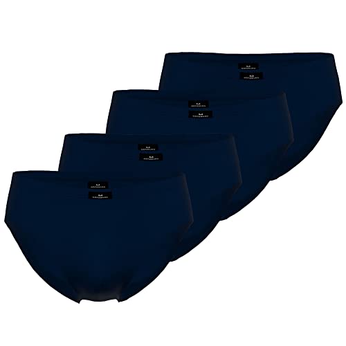 Götzburg Herren Slips X-Lastic Stretch | 4er Pack (XL, Navy) von Götzburg