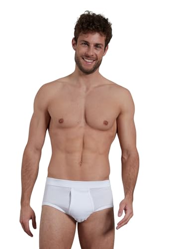 Götzburg Slips mit Eingriff, Doppelripp (DE/NL/SE/PL, Alphanumerisch, L, Regular, Regular, 5 x weiß) von Götzburg