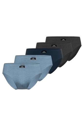 Götzburg Herren Sport-Slip blau Uni 5er Pack 6 von Götzburg
