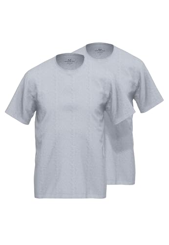 Götzburg Herren T-Shirt grau Uni 2er Pack XXL von Götzburg
