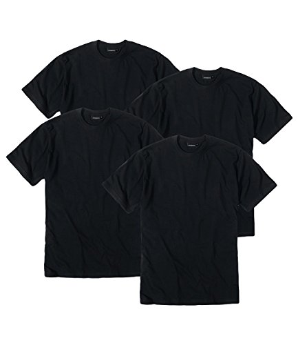 Götzburg Herren T-Shirts Rundhals 741274 4er Pack, Farbe:Schwarz, Größe:4XL, Artikel:4er Pack R-Neck schwarz von Götzburg