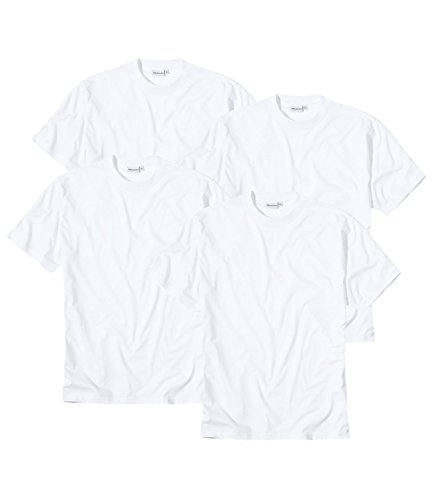 Götzburg Herren T-Shirts Rundhals 741274 4er Pack, Farbe:Weiß, Größe:4XL, Artikel:-4er Pack R-Neck weiß von Götzburg