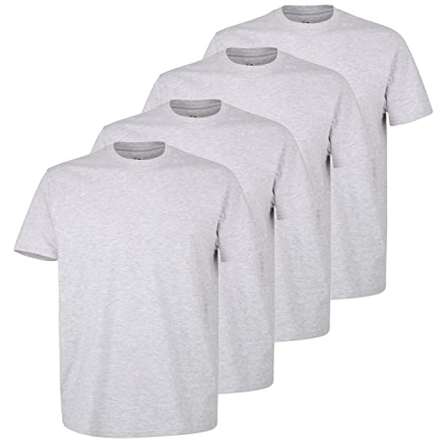 Götzburg Herren T-Shirts Rundhals Kurzarm | 4 Stück | grau, Gr.3XL von Götzburg