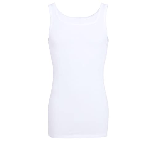 Götzburg Herren Tank-Top, Baumwolle, Mesh, weiß, Struktur, 2er Pack 6 von Götzburg