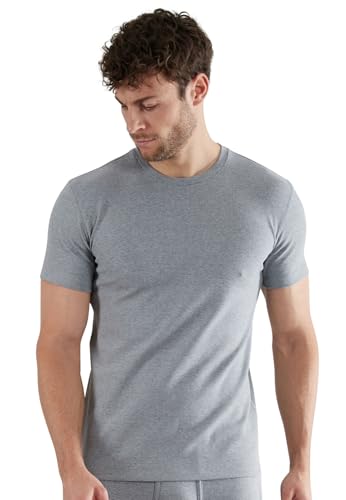 Götzburg Herren-Thermo-Unterhemd, 1/2-Arm Interlock-Jersey grau Größe 5 von Götzburg