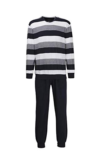 Götzburg Herren-Schlafanzug Single-Jersey Marine Größe 56 von Götzburg