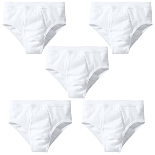 Götzburg Slips mit Eingriff Feinripp 10er Pack (DE/NL/SE/PL, Alphanumerisch, 3XL, Regular, Regular, 5 x weiß) von Götzburg