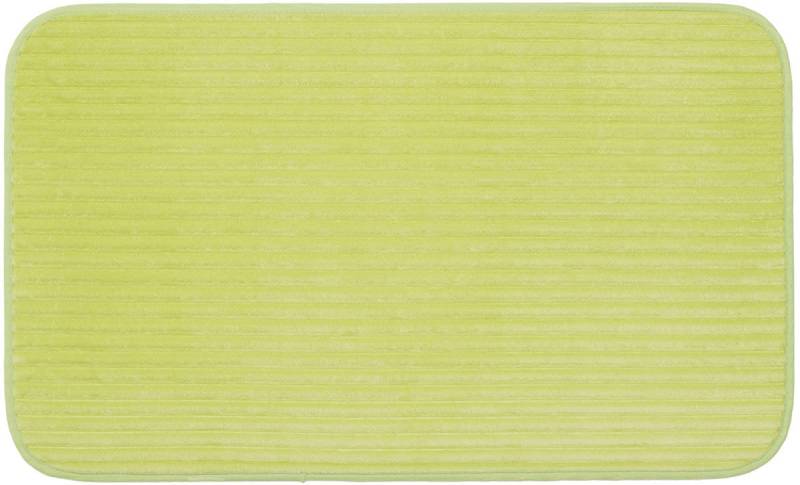 Gözze Badematte "Berlin" Höhe 7 mm rutschhemmend beschichtet fußbodenheizungsgeeignet Badteppich, Uni Farben, Cord Optik, waschbar von Gözze