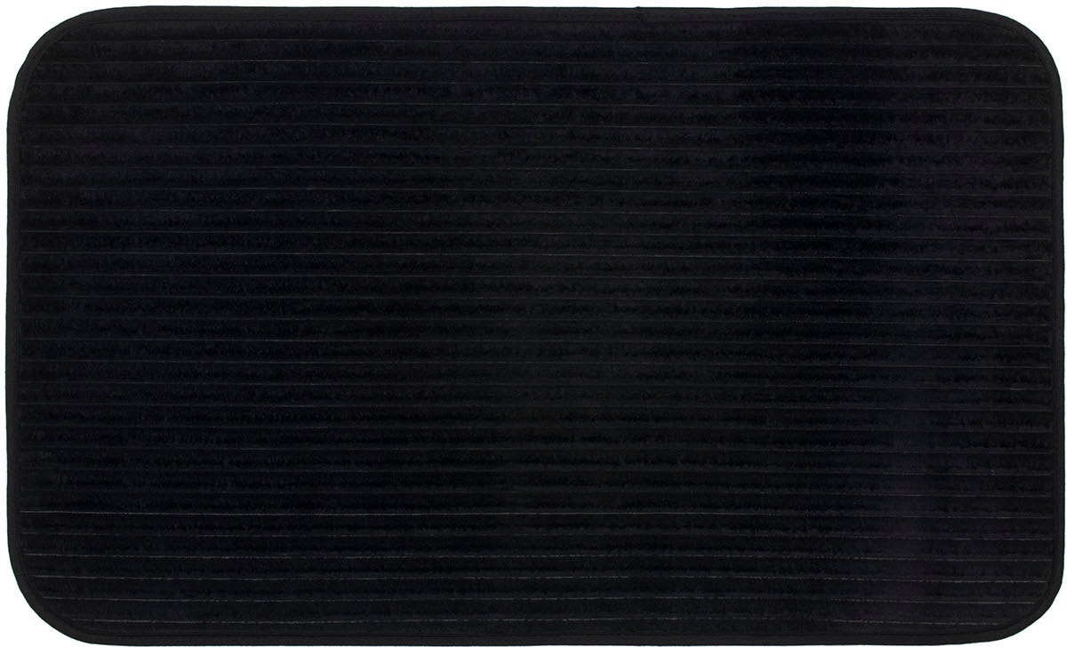 Gözze Badematte "Berlin" Höhe 7 mm rutschhemmend beschichtet fußbodenheizungsgeeignet Badteppich, Uni Farben, Cord Optik, waschbar von Gözze