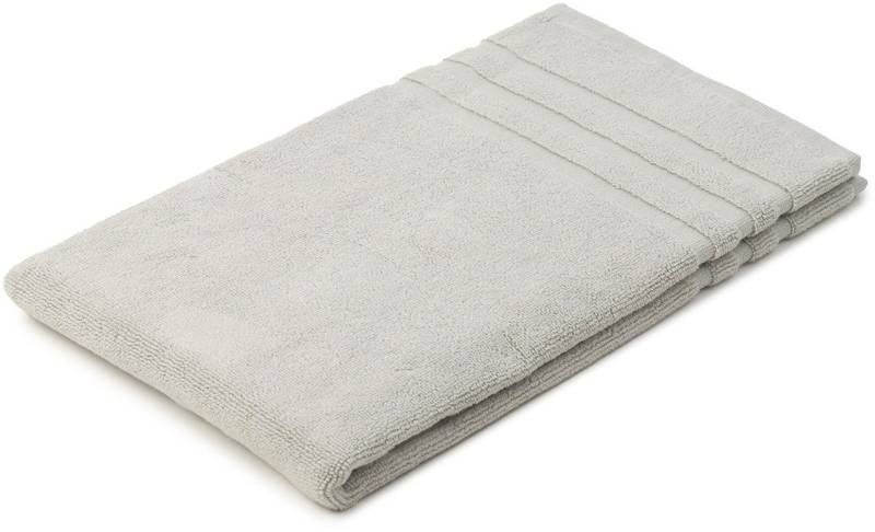 Gözze Badematte "Monaco 0,8" Höhe 5 mm beidseitig nutzbar  fußbodenheizungsgeeignet Badteppich, Frottier-Qualität, Uni Farben, mit Bordüre von Gözze