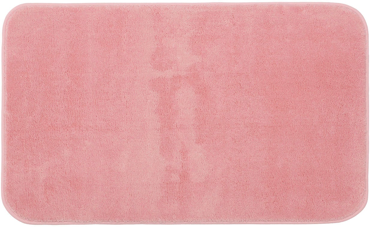 Gözze Badematte "Rio Premium" Höhe 18 mm rutschhemmend beschichtet fußbodenheizungsgeeignet  schnell trocknend Badteppich, Uni Farben, waschbar, rechteckig & rund erhältlich von Gözze